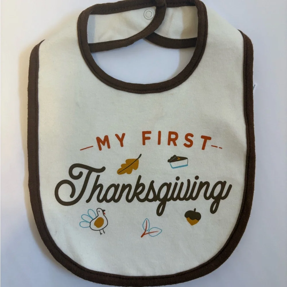 Carters Holiday Baby Bibs Thanksgiving Christmas Easter Halloween drool bib OS
